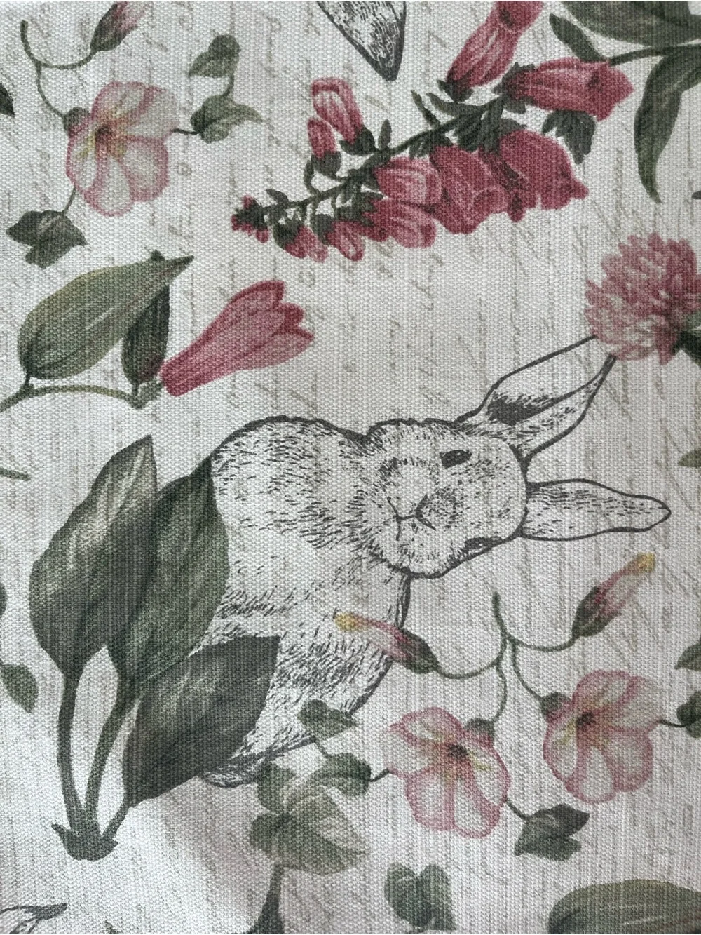Easter Spring Placemats Pack of 4 - Bunnies, Flowers, Script